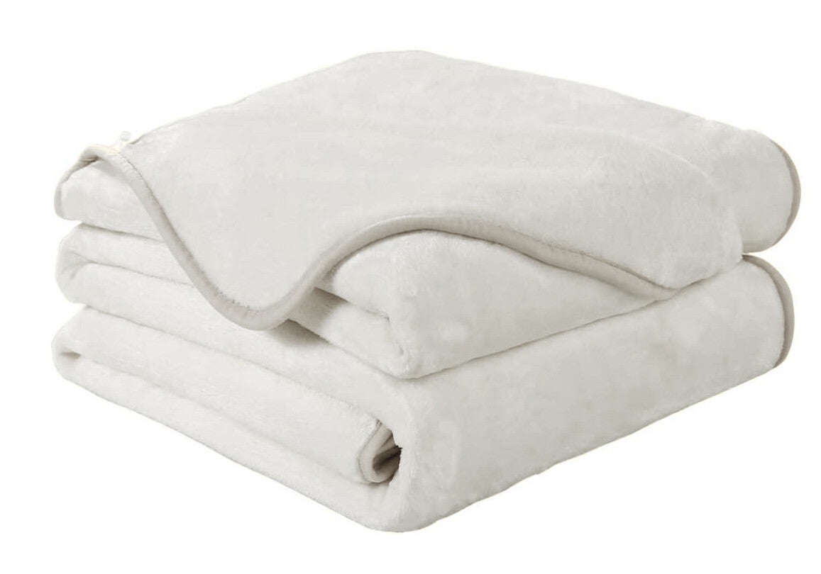 FAUX FUR THROW BLANKET LUXURY SOFA BED FLEECE SOFT WARM DOUBLE, KING LARGE SIZE