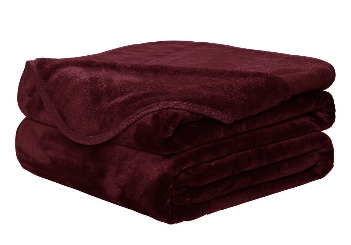 FAUX FUR THROW BLANKET LUXURY SOFA BED FLEECE SOFT WARM DOUBLE, KING LARGE SIZE