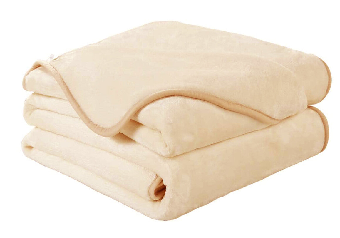 FAUX FUR THROW BLANKET LUXURY SOFA BED FLEECE SOFT WARM DOUBLE, KING LARGE SIZE