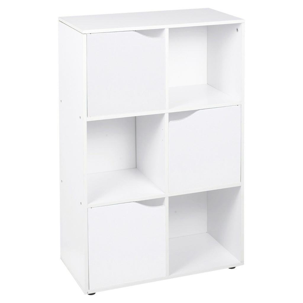 Cube Bookcase Shelving Display Shelf Storage Unit Wooden Door Organiser Cupboard