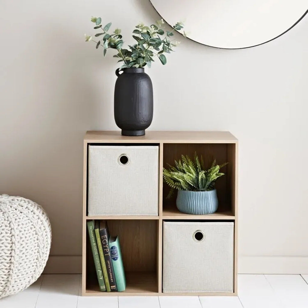 2/3/4/5/6 Tier Cubes Drawers Shelving Storage Unit Bookcase Cabinet Living Room
