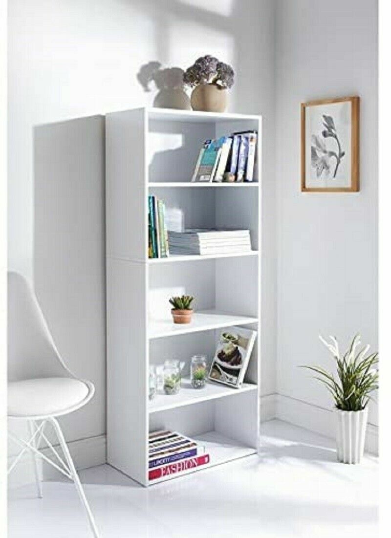 2/3/4/5/6 Tier Cubes Drawers Shelving Storage Unit Bookcase Cabinet Living Room