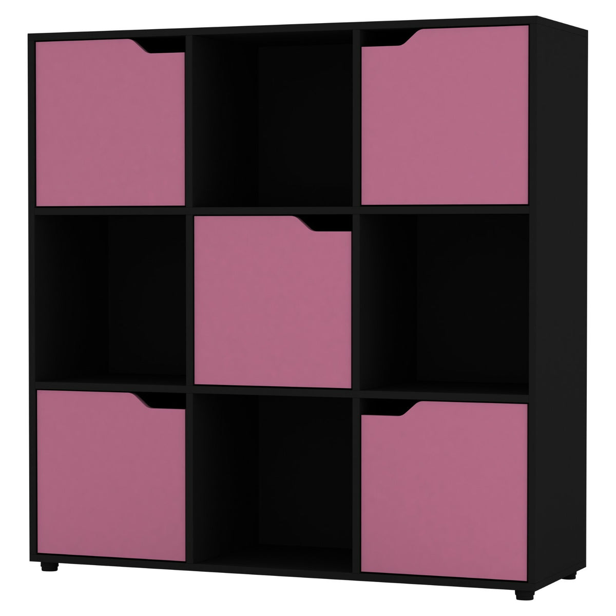 Cube Bookcase Shelving Display Shelf Storage Unit Wooden Door Organiser Cupboard