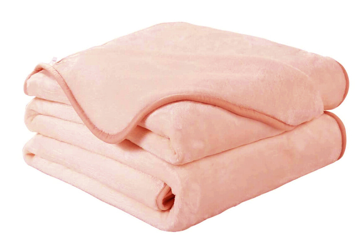 FAUX FUR THROW BLANKET LUXURY SOFA BED FLEECE SOFT WARM DOUBLE, KING LARGE SIZE