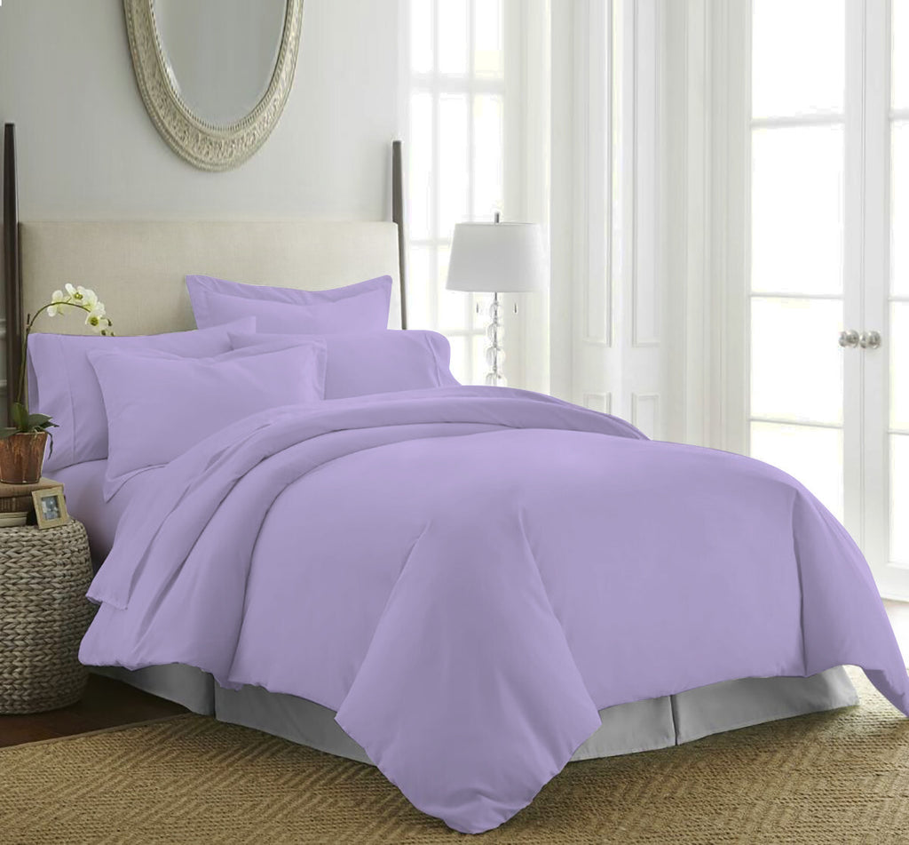Duvet Quilt Cover 200TC Egyptian Cotton 3PC Bedding Set Single Double King Super