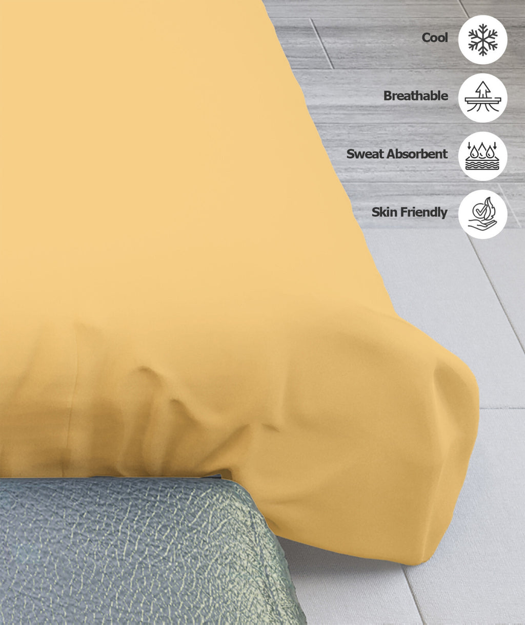 Duvet Quilt Cover 200TC Egyptian Cotton 3PC Bedding Set Single Double King Super