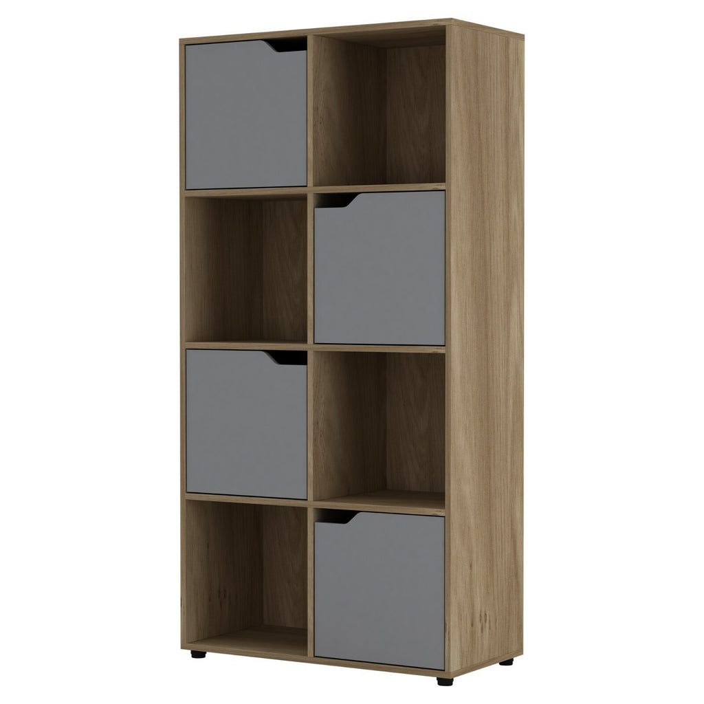 Cube Bookcase Shelving Display Shelf Storage Unit Wooden Door Organiser Cupboard