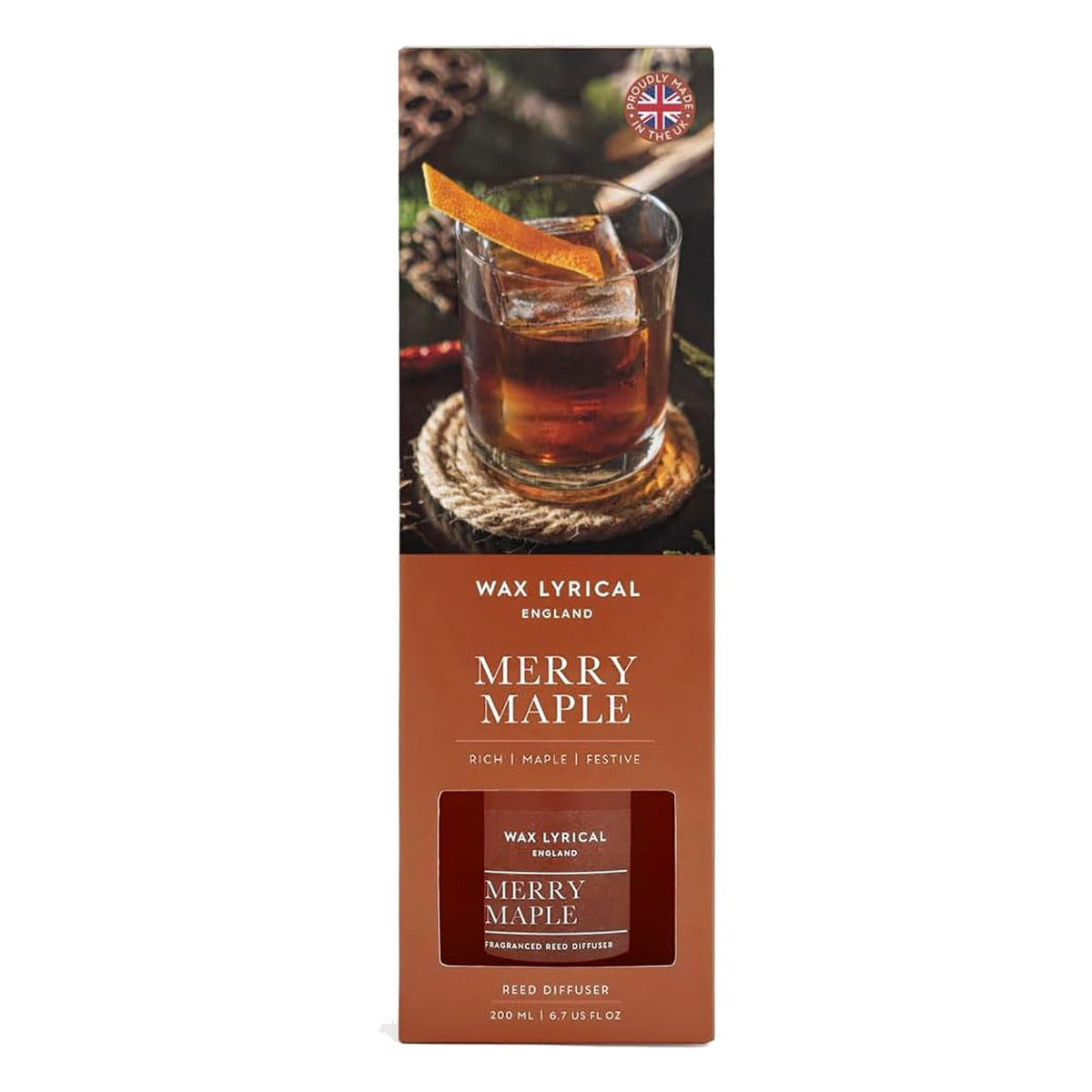 Wax Lyrical Fragrance Reed Stick Diffuser Large 200ml Made in England Boxed
