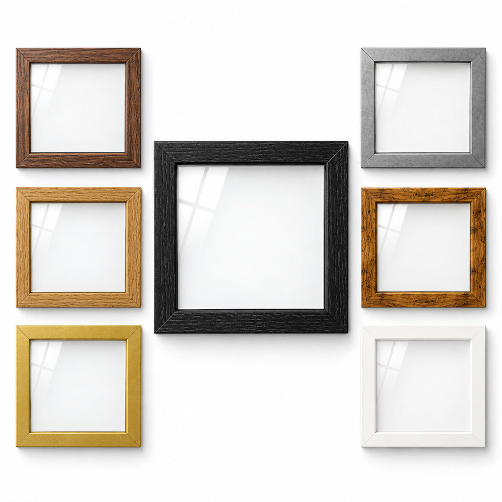 Square Picture Frame Photo Frame Poster Size Frame Black Oak White Gold Walnut