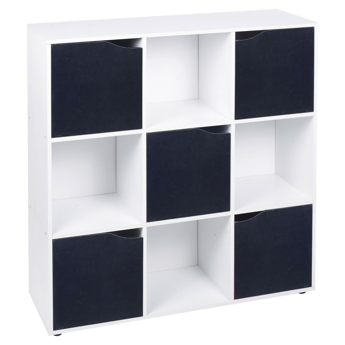 Cube Bookcase Shelving Display Shelf Storage Unit Wooden Door Organiser Cupboard