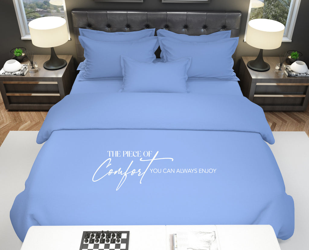 Duvet Quilt Cover 200TC Egyptian Cotton 3PC Bedding Set Single Double King Super