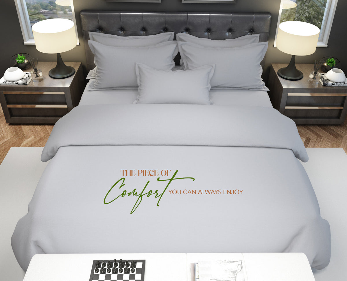 Duvet Quilt Cover 200TC Egyptian Cotton 3PC Bedding Set Single Double King Super
