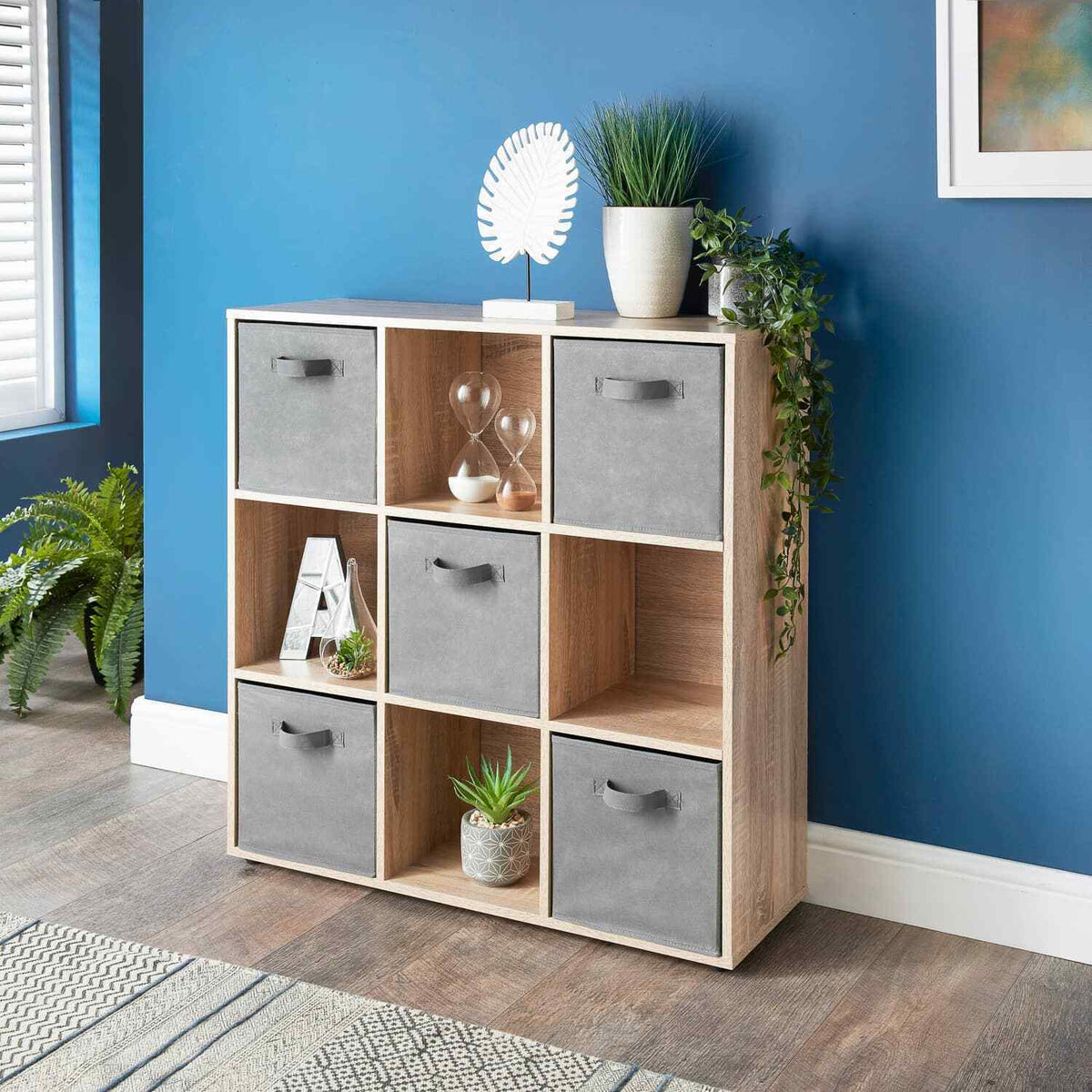 2/3/4/5/6 Tier Cubes Drawers Shelving Storage Unit Bookcase Cabinet Living Room