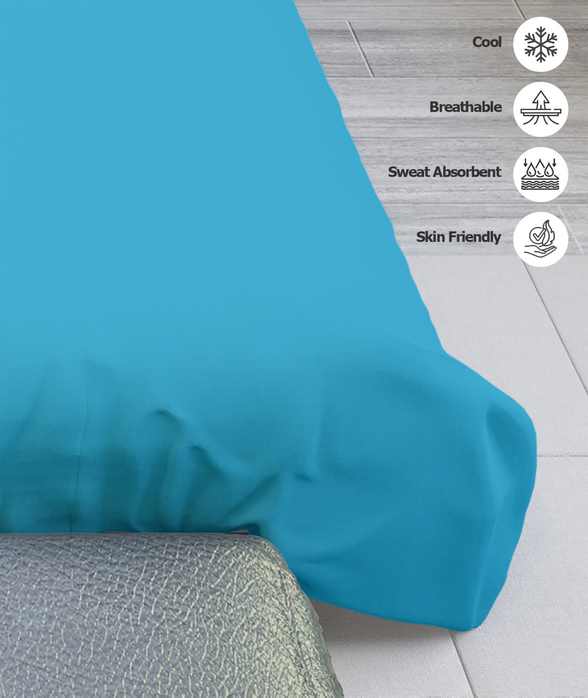 Duvet Quilt Cover 200TC Egyptian Cotton 3PC Bedding Set Single Double King Super