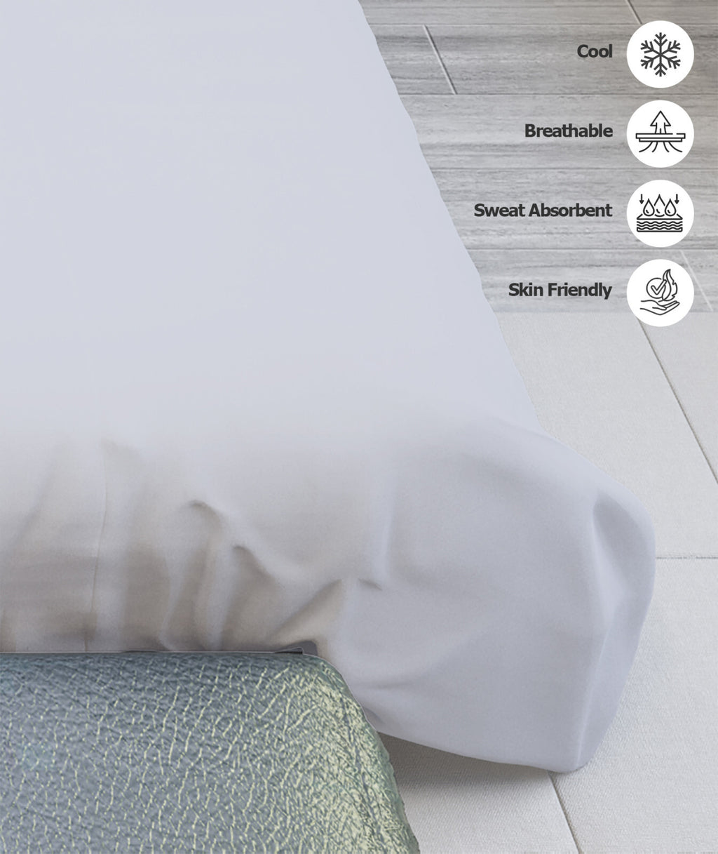 Duvet Quilt Cover 200TC Egyptian Cotton 3PC Bedding Set Single Double King Super