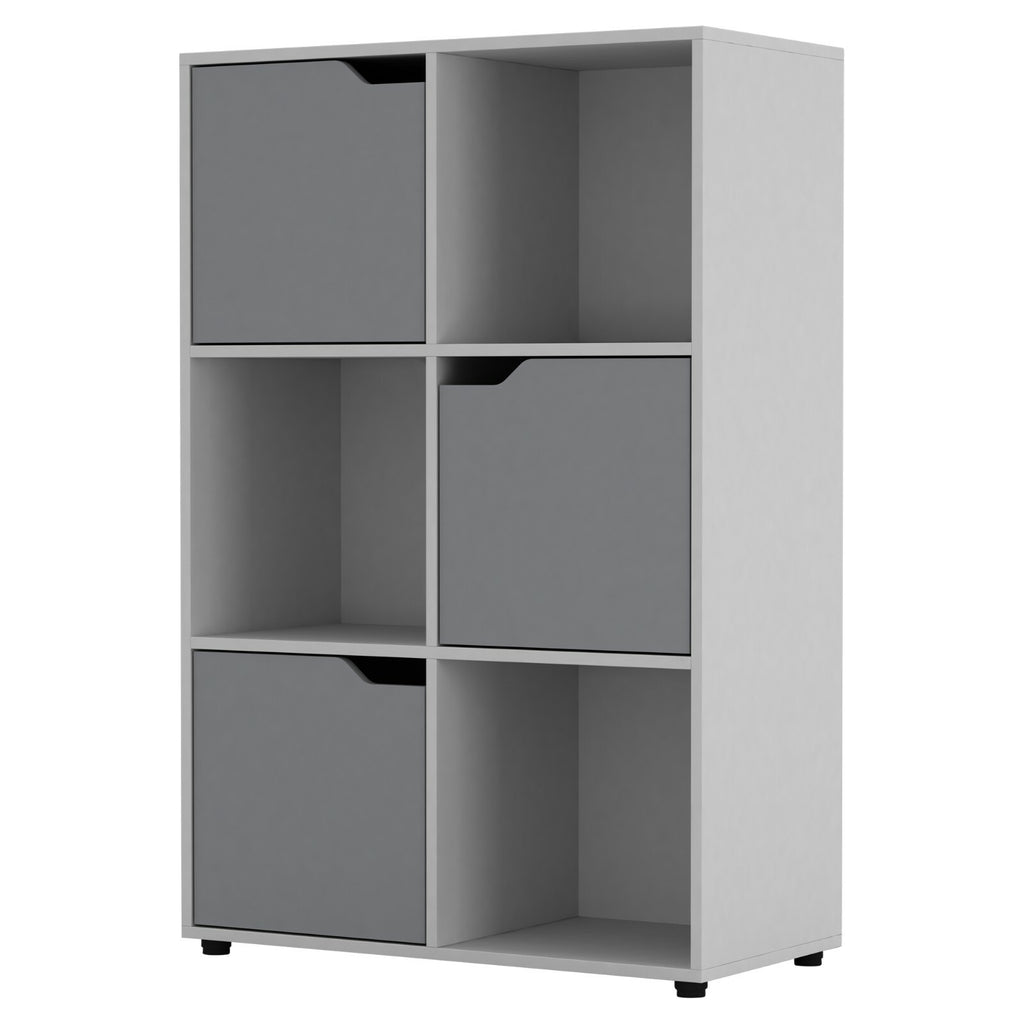 Cube Bookcase Shelving Display Shelf Storage Unit Wooden Door Organiser Cupboard