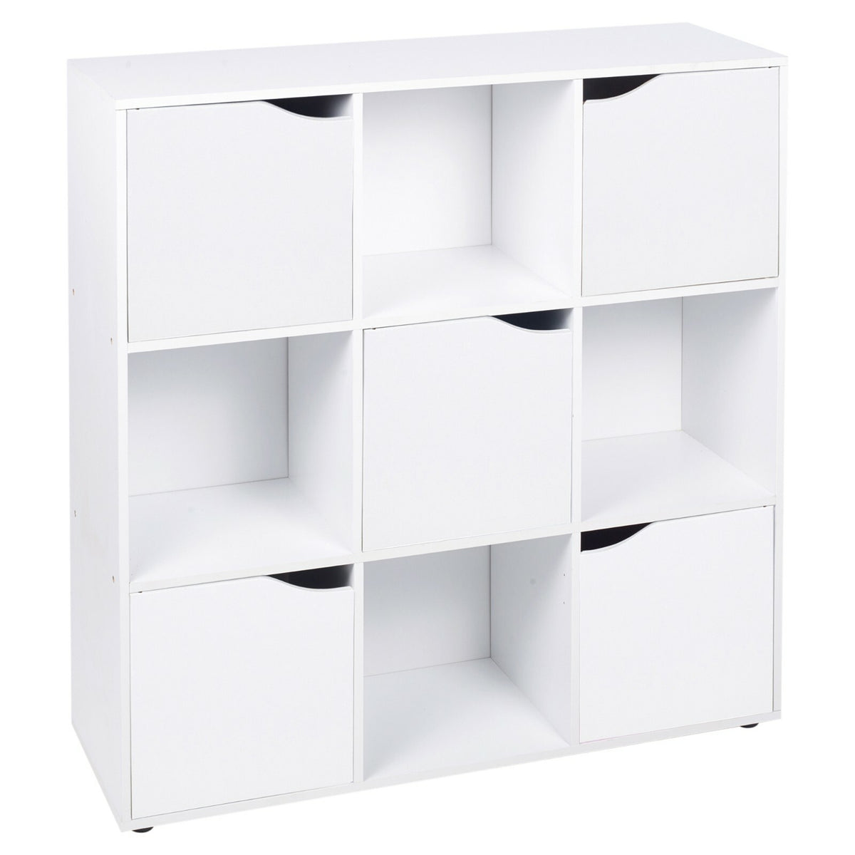Cube Bookcase Shelving Display Shelf Storage Unit Wooden Door Organiser Cupboard