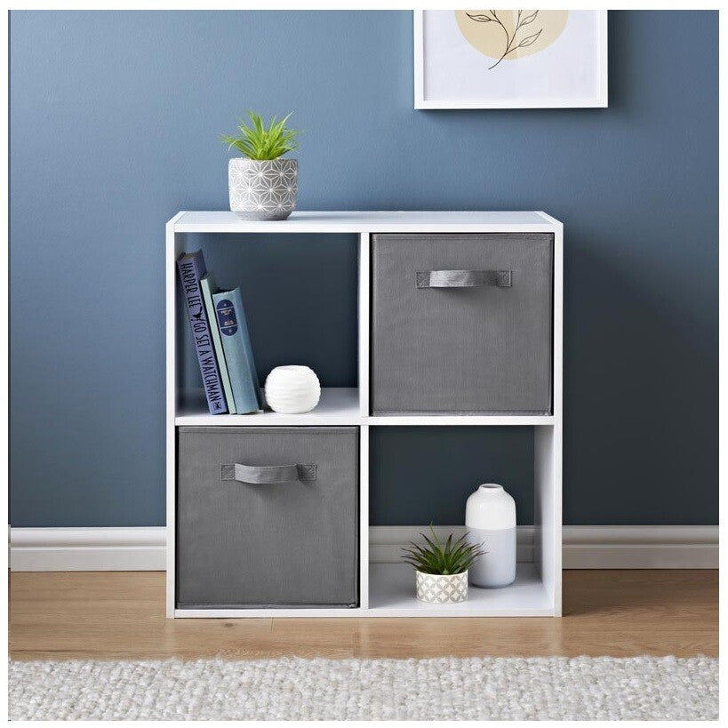 2/3/4/5/6 Tier Cubes Drawers Shelving Storage Unit Bookcase Cabinet Living Room