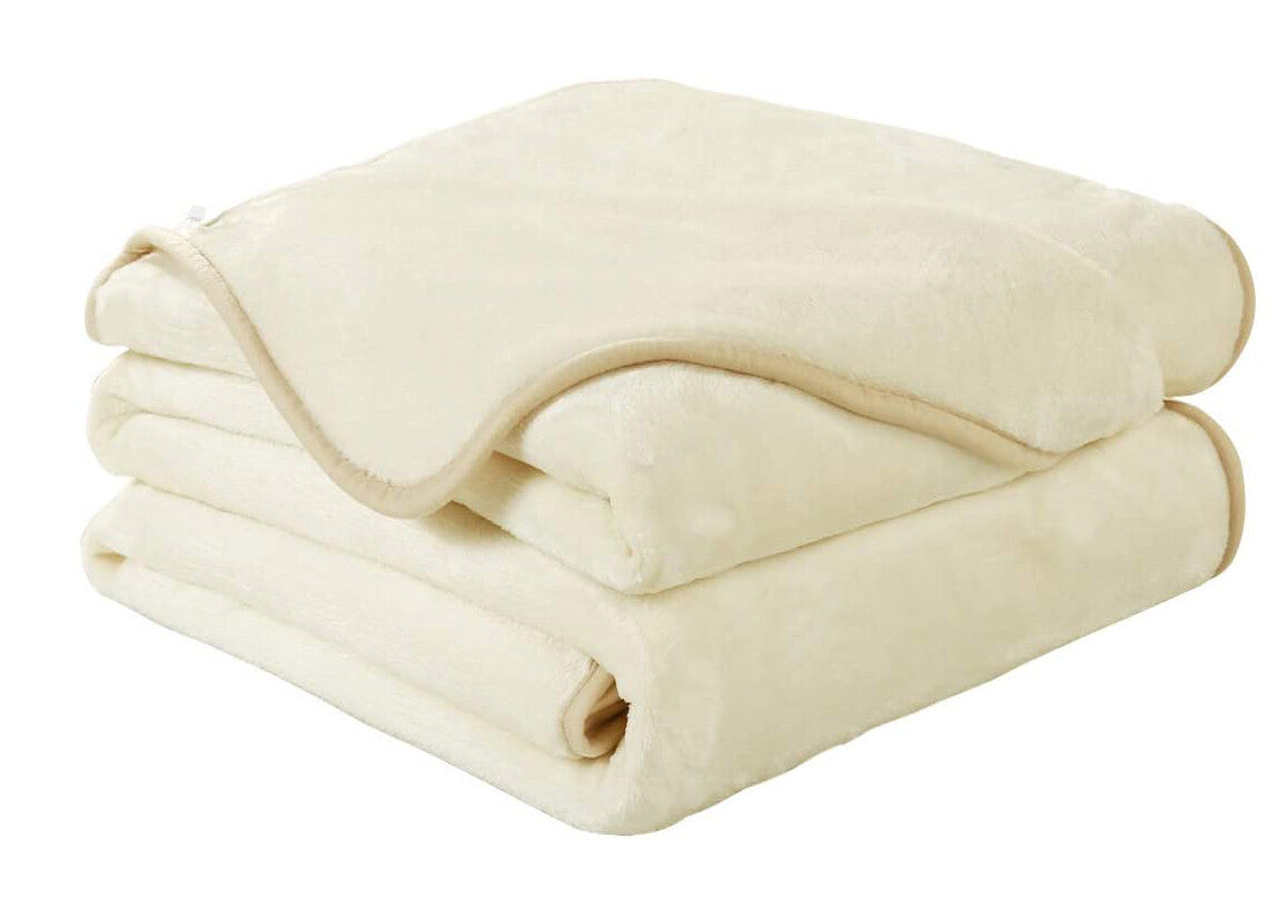 FAUX FUR THROW BLANKET LUXURY SOFA BED FLEECE SOFT WARM DOUBLE, KING LARGE SIZE
