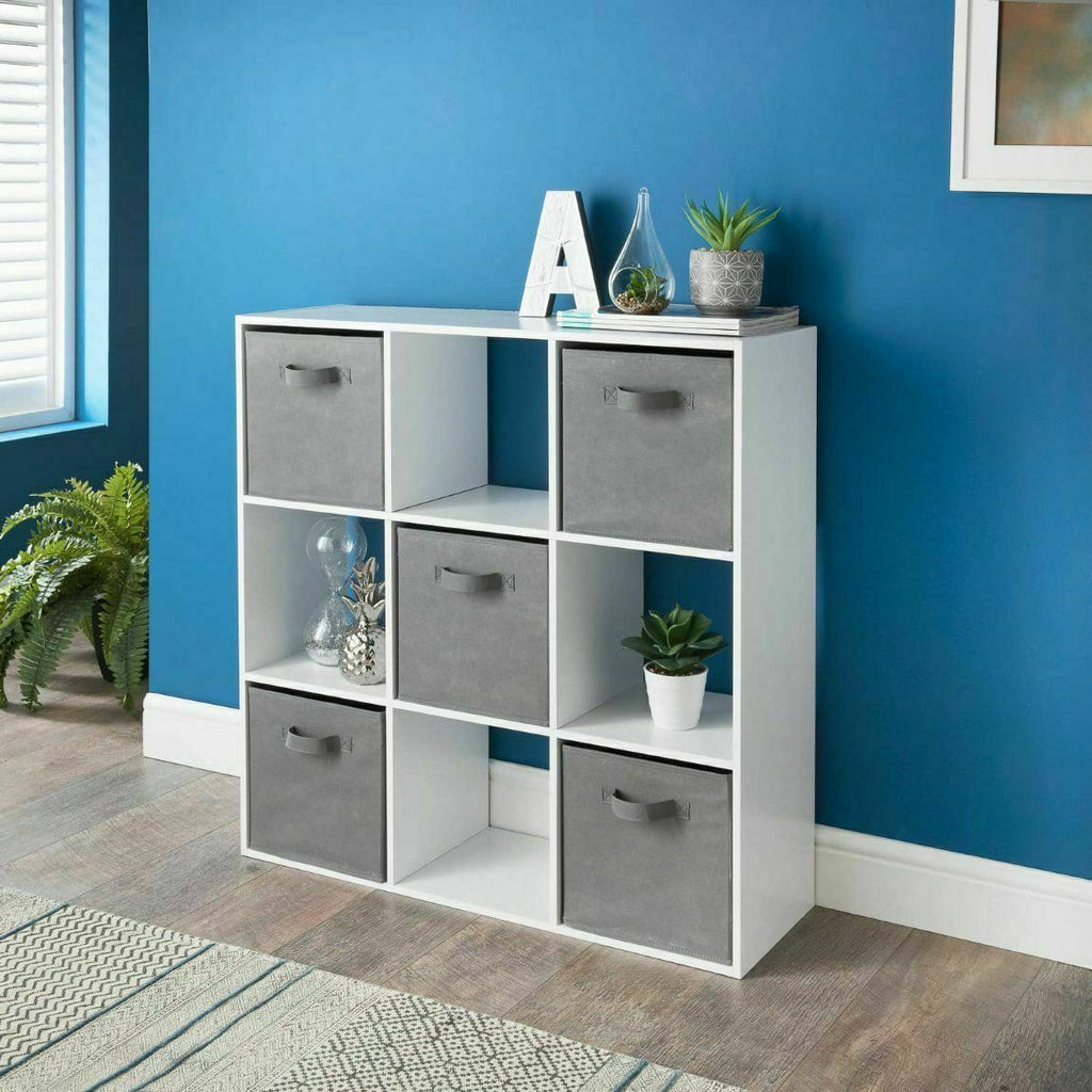 2/3/4/5/6 Tier Cubes Drawers Shelving Storage Unit Bookcase Cabinet Living Room