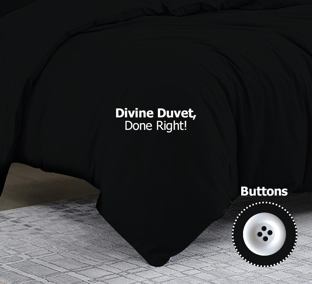 Duvet Quilt Cover 200TC Egyptian Cotton 3PC Bedding Set Single Double King Super