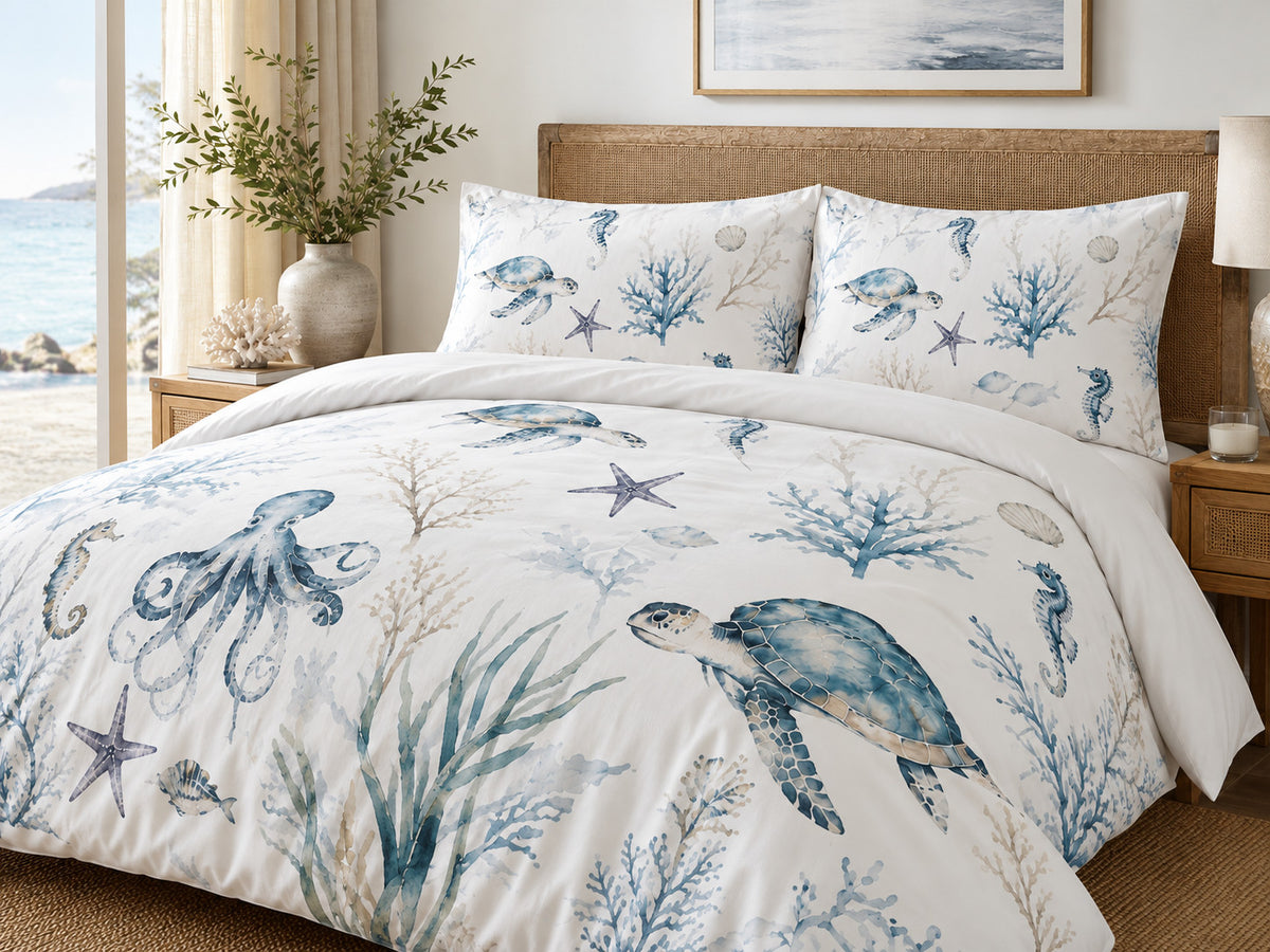 Digital Print Duvet Cover Set Bedding Quilt Cover Pillowcases Single Double King
