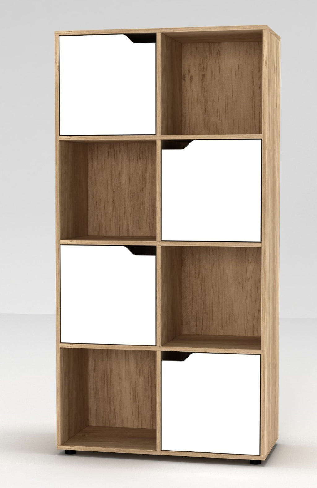 Cube Bookcase Shelving Display Shelf Storage Unit Wooden Door Organiser Cupboard
