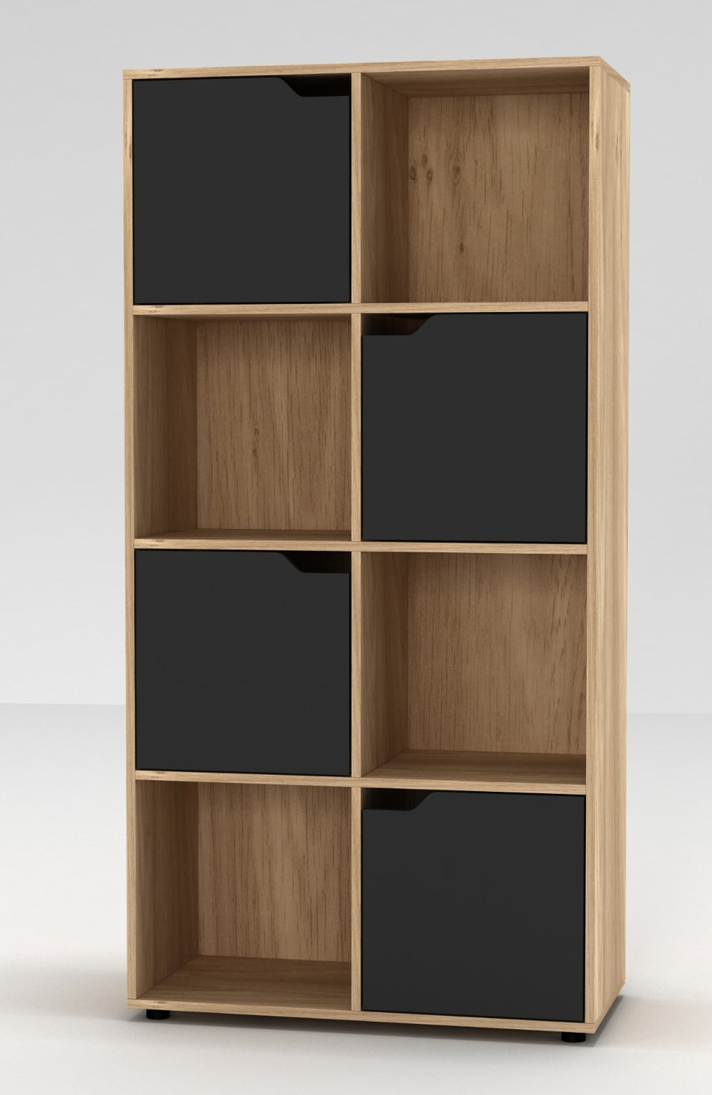 Cube Bookcase Shelving Display Shelf Storage Unit Wooden Door Organiser Cupboard