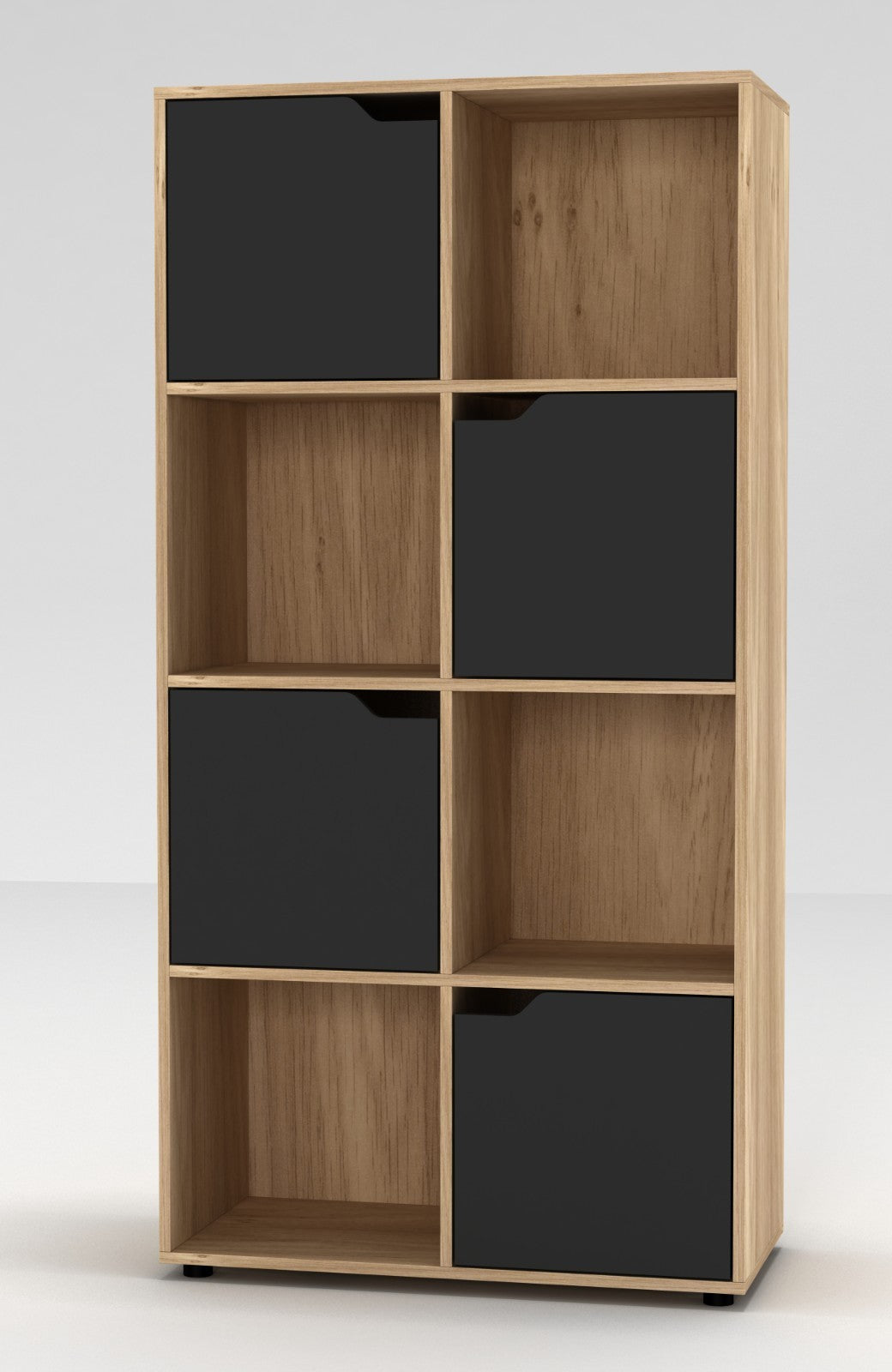 Cube Bookcase Shelving Display Shelf Storage Unit Wooden Door Organiser Cupboard