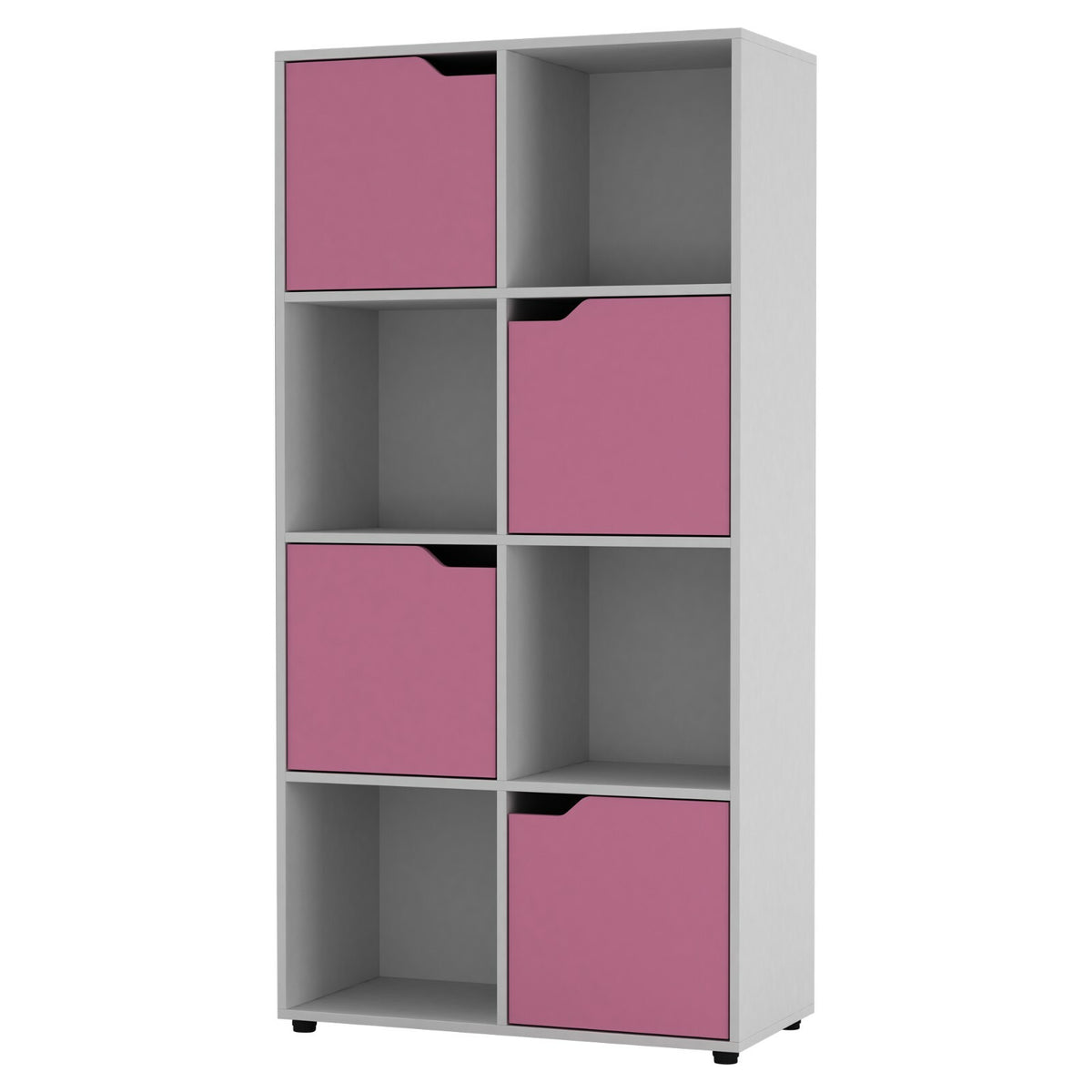 Cube Bookcase Shelving Display Shelf Storage Unit Wooden Door Organiser Cupboard