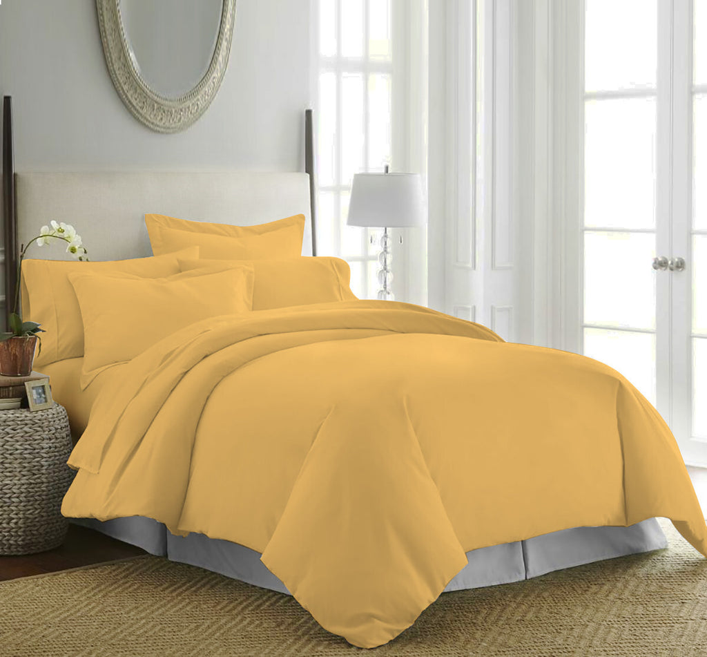 Duvet Quilt Cover 200TC Egyptian Cotton 3PC Bedding Set Single Double King Super