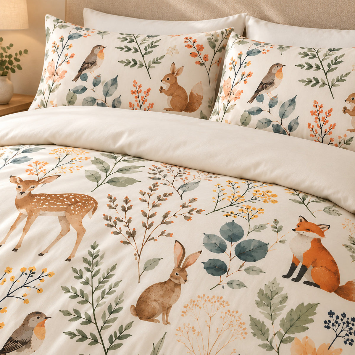 Digital Print Duvet Cover Set Bedding Quilt Cover Pillowcases Single Double King