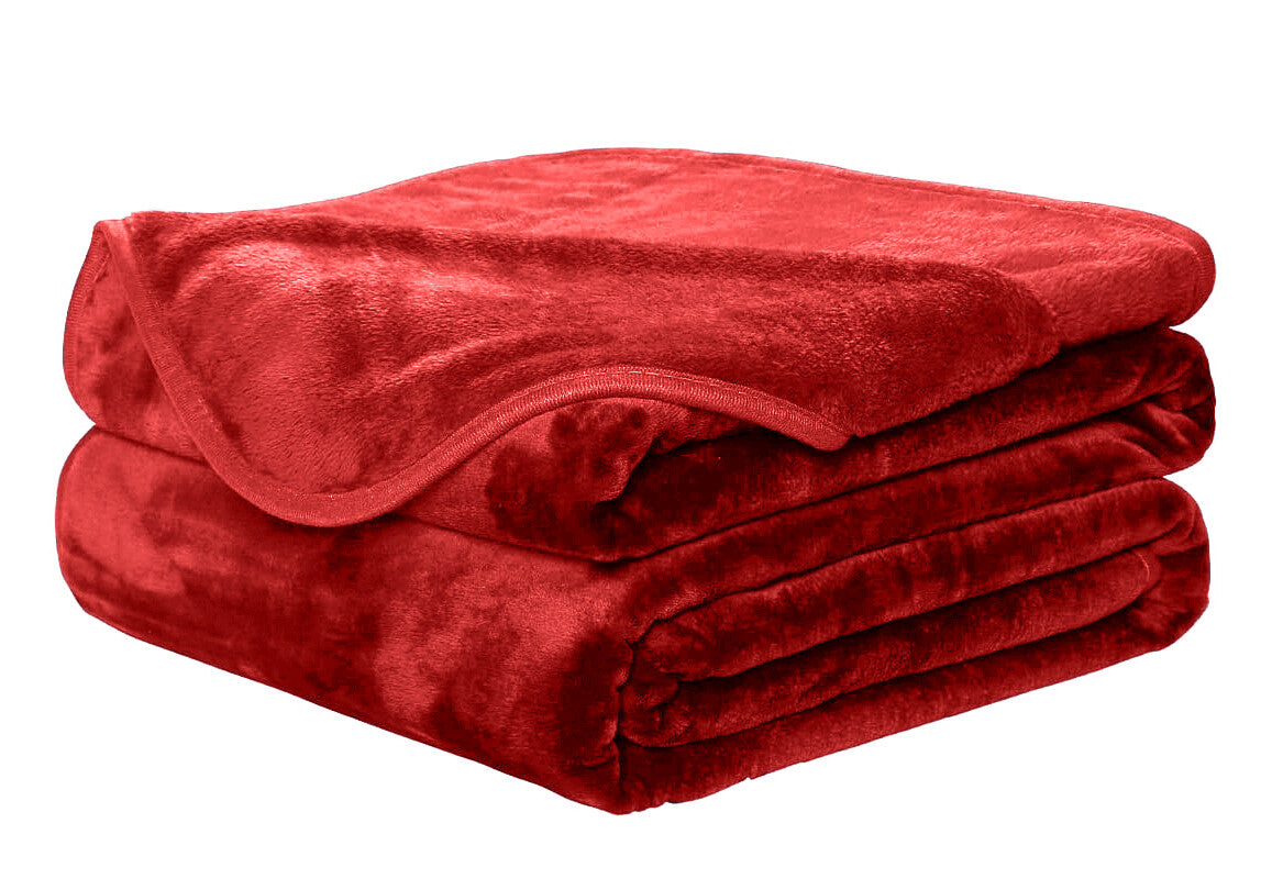 FAUX FUR THROW BLANKET LUXURY SOFA BED FLEECE SOFT WARM DOUBLE, KING LARGE SIZE