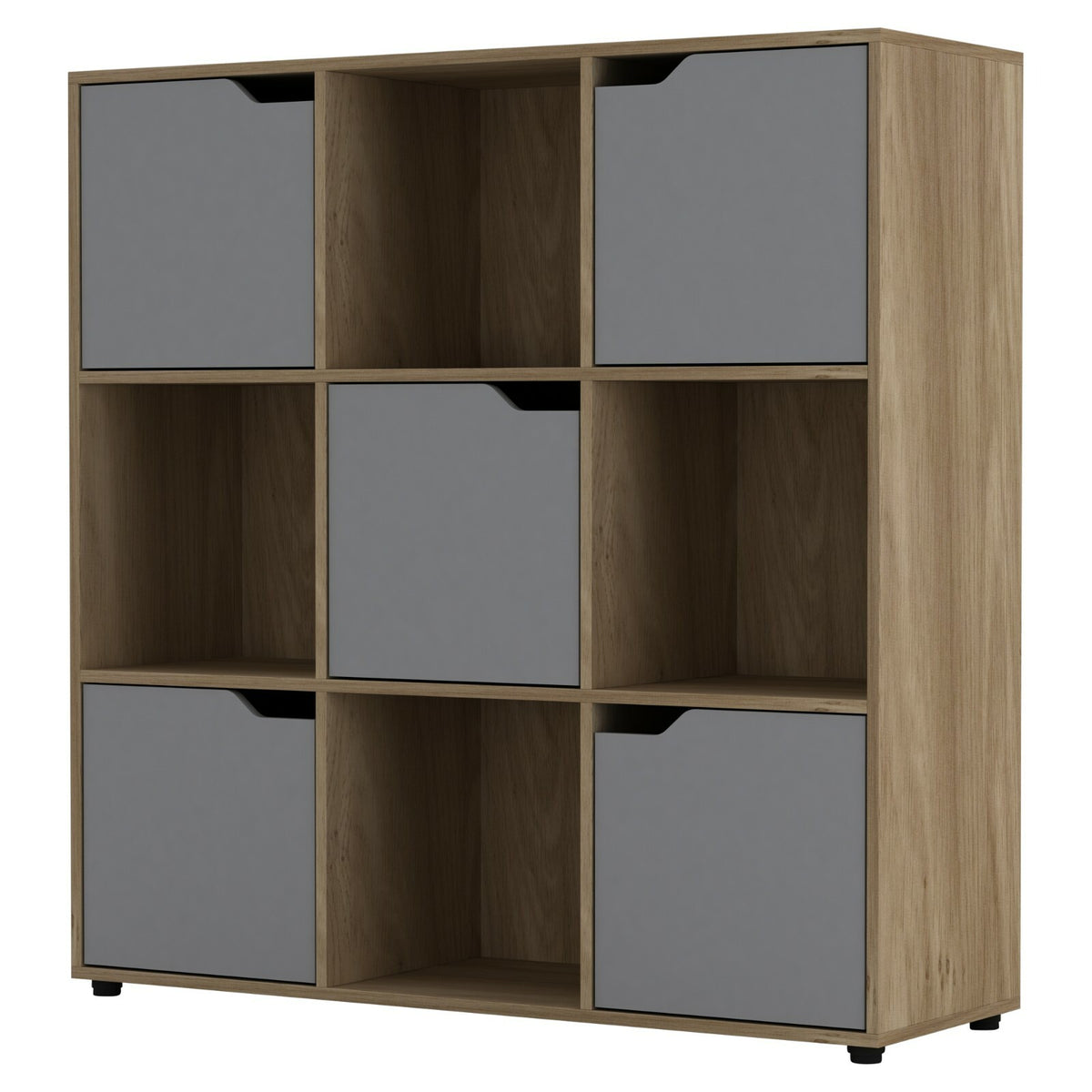 Cube Bookcase Shelving Display Shelf Storage Unit Wooden Door Organiser Cupboard