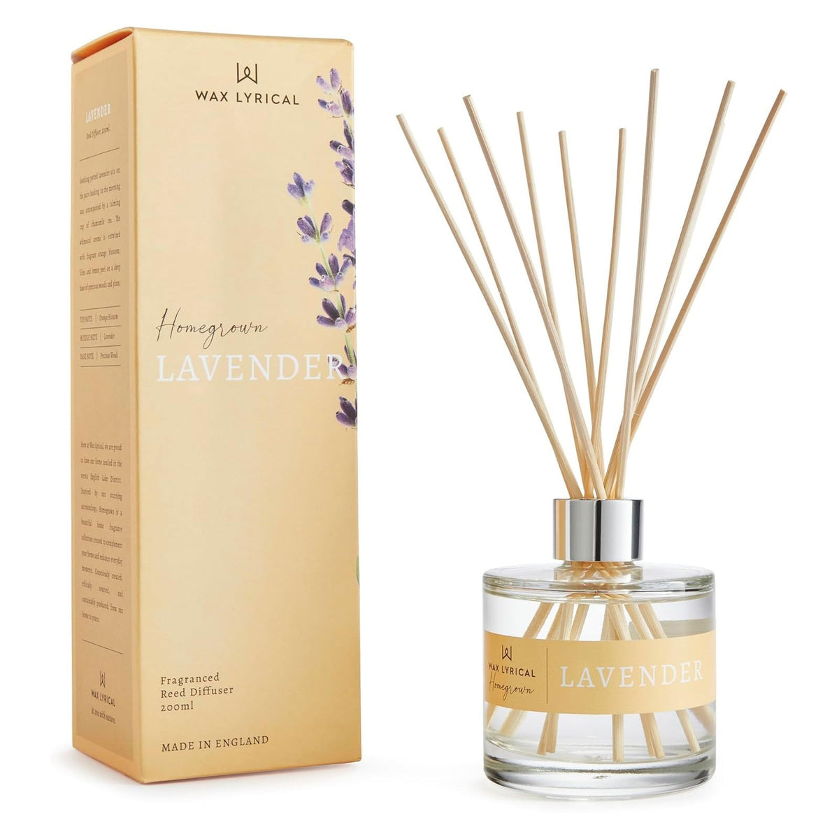 Wax Lyrical Fragrance Reed Stick Diffuser Large 200ml Made in England Boxed