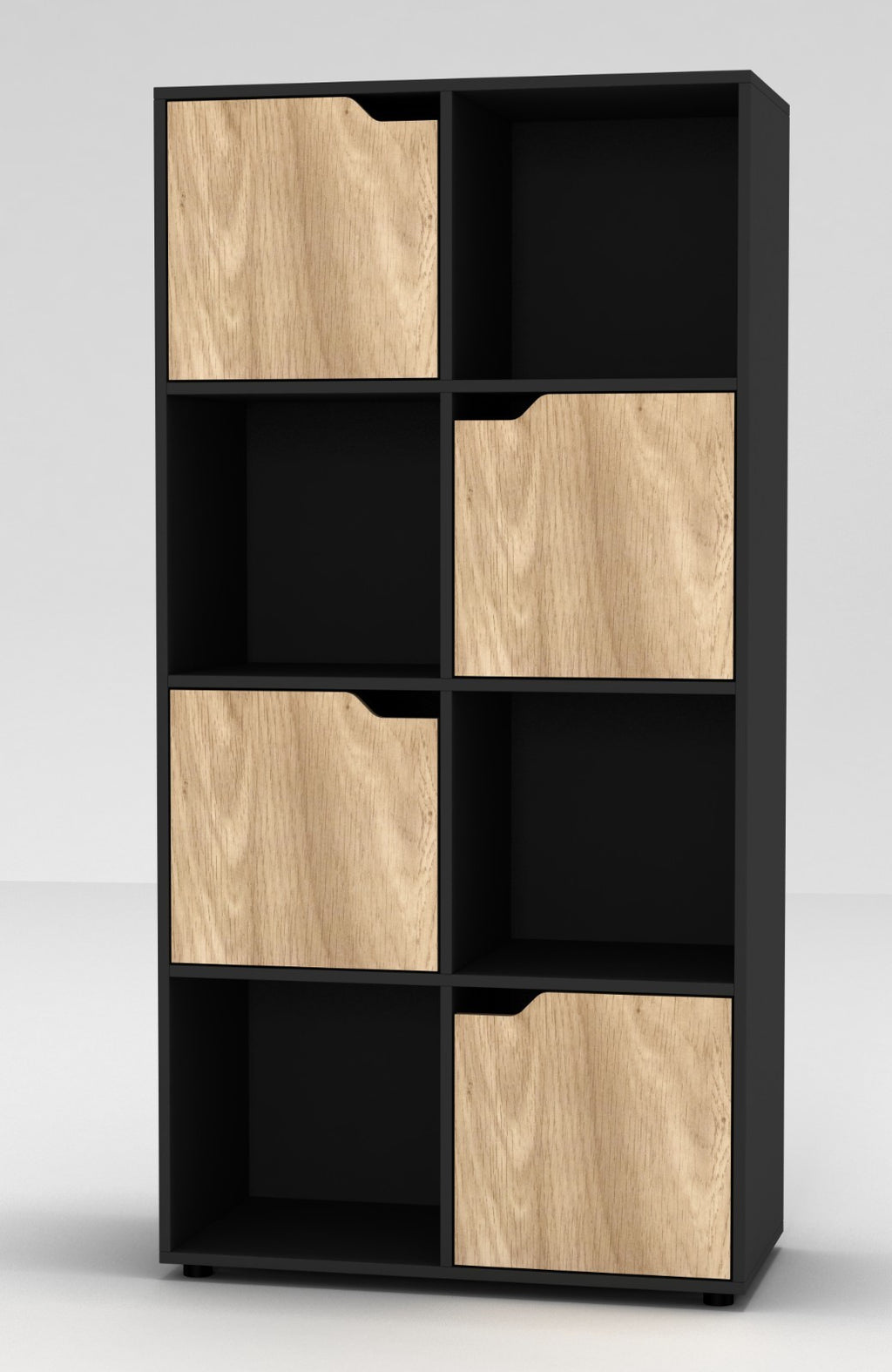 Cube Bookcase Shelving Display Shelf Storage Unit Wooden Door Organiser Cupboard